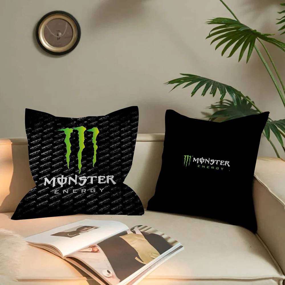 M-Monsteres-Mode-E-Energien Personalisierte Kissen Staubschutz Schlafzimmer Kinder Party Dekoration Kissenbezug Geburtstag Kinder Geschenk