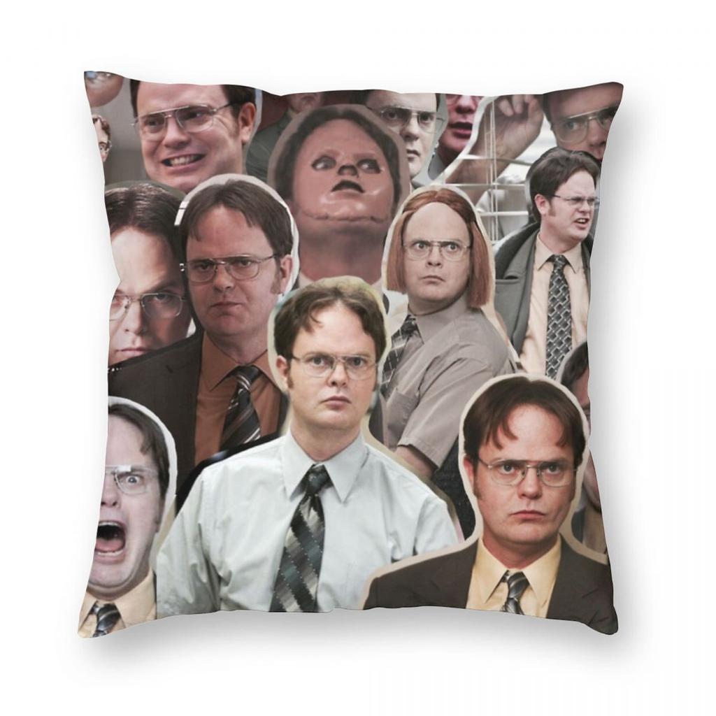 Dwight Schrute - The Office Square Pillowcase Pillow Cover Cushion Throw Pillow For Home Sofa Living Room