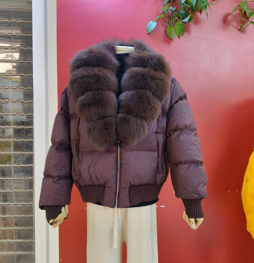 Women`s Thickened High-End Down Jacket with