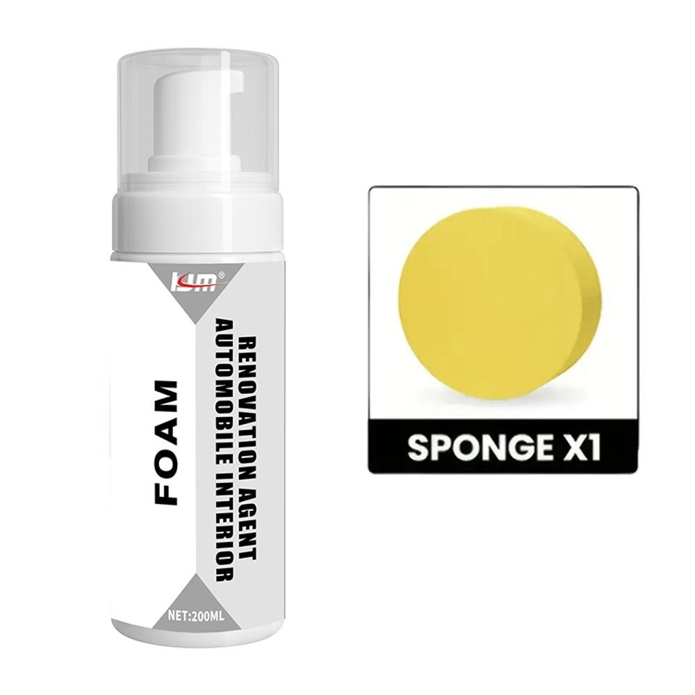 200ml Multi-Purpose Foam Cleaner & Rust Remover Spray - Powerful Stain and Dirt Remover for RVs, Car Interiors, Home Kitchens, S