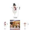 Inserted Snowman Led Christmas Ornament With Acrylic Material For Lawn And Outdoor Festivities