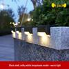 Solar Rainproof Step & Stair Lights for Outdoor Walls & Fences