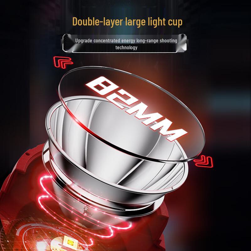 Rechargeable High-Lumen Outdoor Flashlight