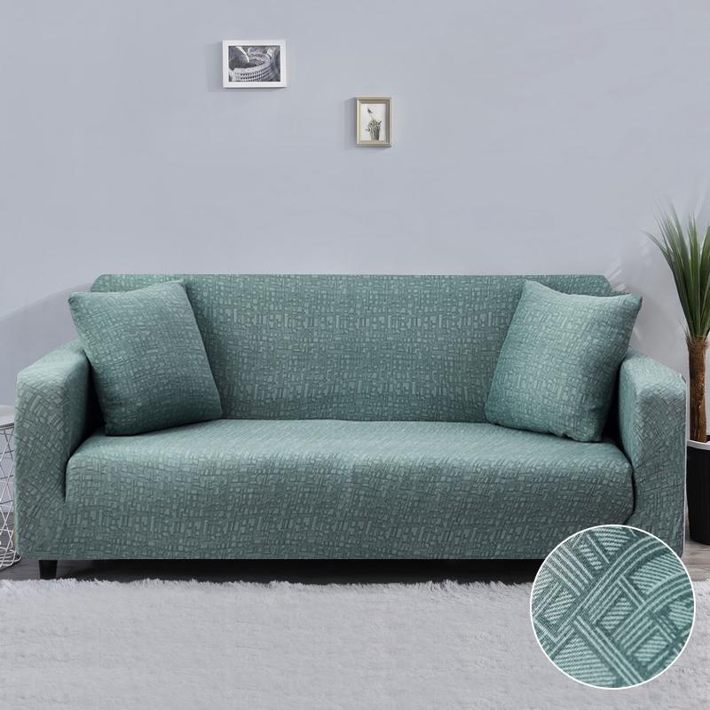 Texture Pattern Sofa Covers For Living Room All-Inclusive Elastic Chair Couch Corner Sectional Sofa Cover Furniture Slipcover