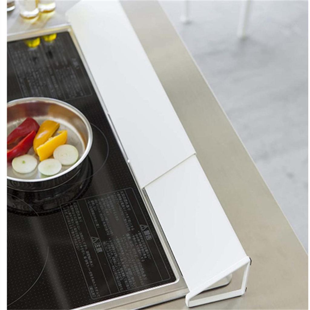 Spice Rack Over the Stove Expandable 17"-30" Length Iron Stove Top Shelf for Kitchen Storage Organization with Zero Installation