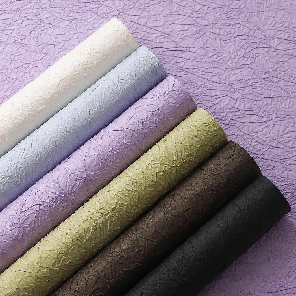 Premium Stone Pattern Pleated Wrapping Paper for Handmade Flowers and Florists