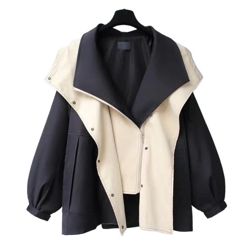 Korean Style Waist-Cinching Mid-Length Trench Coat - 2023 Spring/Autumn Women's Fashion