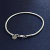 925 Silver 3MM Snake Chain Bracelet For Women Men Unisex Simple Charm Jewelry Gift Wedding Party Fashion