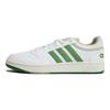 adidas Neo Hoops 3.0 Leather Comfortable Non-Slip Durable Low-Top Skate Shoes Unisex Sneakers White Green GX9773