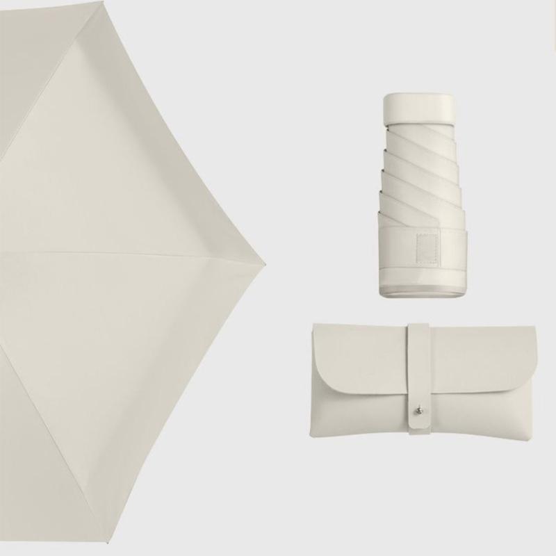 Pocket Umbrella Durability Iron Fiber Constructions UV Sun Umbrella Rain Umbrellas for Outdoor Activities and Commuting