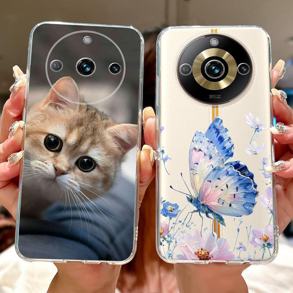 For Realme 11 Pro Case RMX3771 New Luxury Painted Cover Soft Slim Phone Case For Realme 11 Pro Plus Realme11 Pro+ RMX3740 Fundas