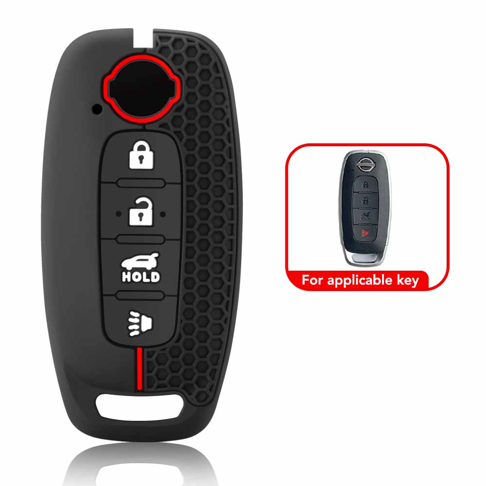 Silikon Auto Schlüsselhülle für Nissan X-trail T33 Kicks Qashqai J12 Juke Teana Altima Ariya Schlüsselanhänger Zubehör