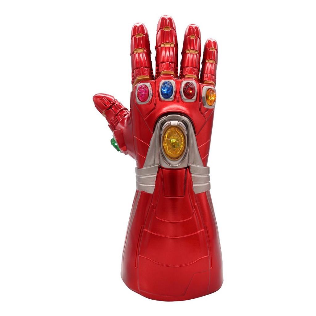 Iron Man LED-Handschuhe mit abnehmbaren Steinen für das ultimative Cosplay-Erlebnis