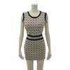 GRAXIA Cabaret Mini Strick Hostess Cabaret Lounge Polka Light Einheitsgröße Kleid, Kleid, Kleid, Ärmellos, Kleid, Club, Kleid, Girly, Stretch,