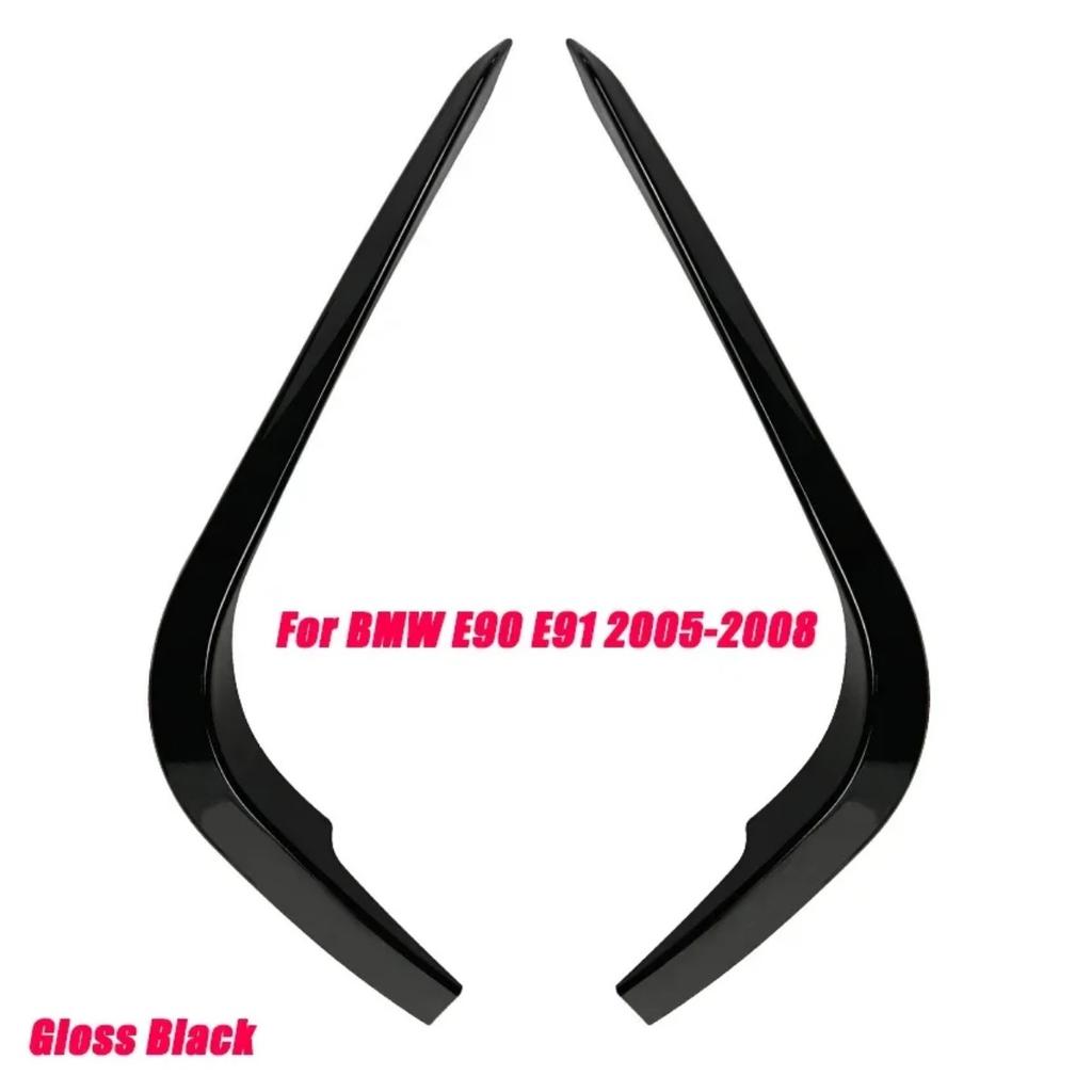 For BMW 3 Series E90 E91 316i 318i 320i 330i 335i M Sport 2005-2012 Front Bumper Spoiler Splitter Diffuser Fog Lamp Trim