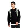 Nike Patchwork Panda Embroidery Breathable Fashion Outdoor Sports Letter Logo Crewneck Sweatshirt Unisex sweatshirt Black BV2667-010(TEAM702-C5)