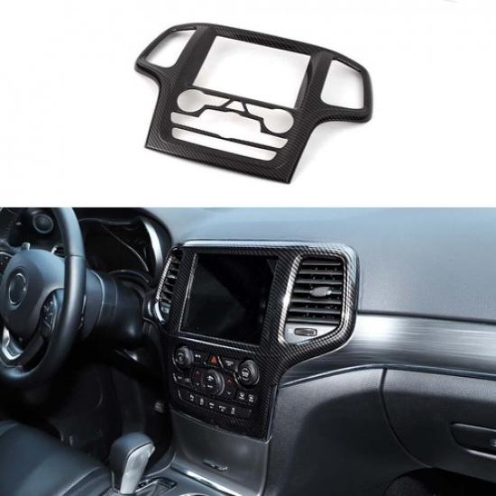 Dashboard Center Radio Navigation Panel Cover For Jeep Grand Cherokee 2014-
