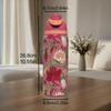 1pcs Floral Insulation Stainless Steel Thermos Bright Summer Garden Design Keeps Drinks Warm or Cold for Home and Outdoor Use