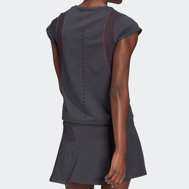 Adidas Primeknit Primeblue Logo Pattern Outdoor Casual Sports Pullover Short Sleeve T-Shirt Women T-Shirt Gray GL5704