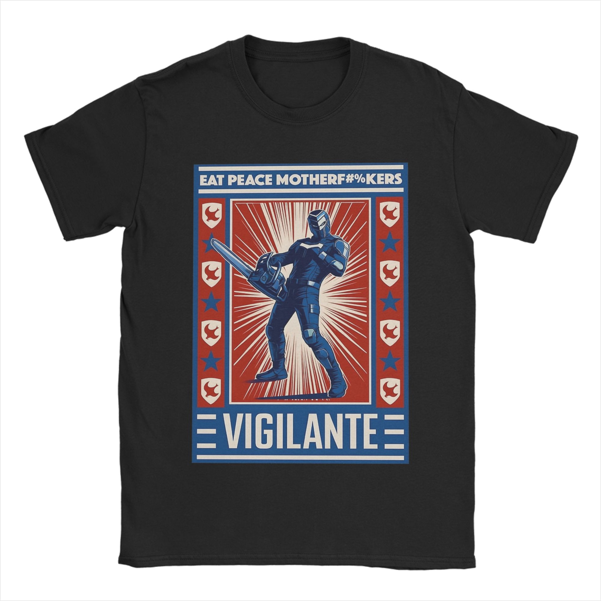Vigilante Peacemaker Quotes Print T Shirt for Men Women  Cotton  Tee Shirt Clothing 4XL