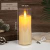Rechargeable LED Acrylic Simulated Candle with Swinging Flame - Romantic Home Ambiance