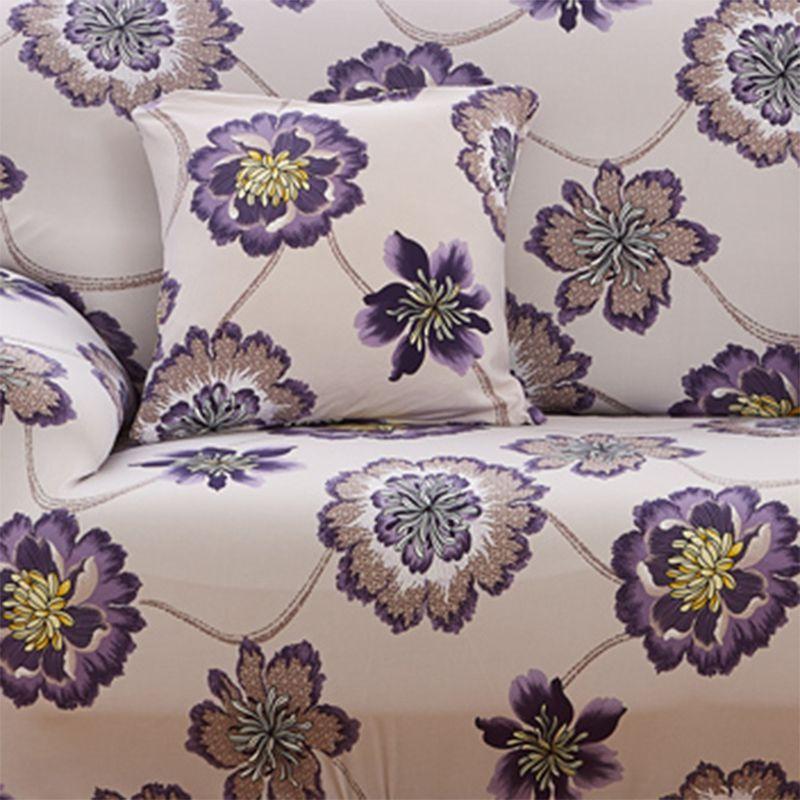 High-quality Flower Printed Slipcover Sofa Cover With Excellent Fit And Stretch For Various Couch Sizes