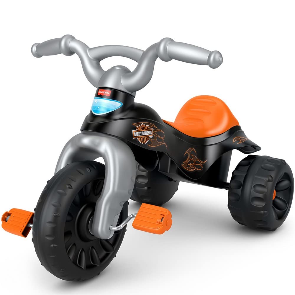 

Fisher Price Удобный в езде трехколесный велосипед с широкими шинами W1778 [только онлайн] старого образца! Harley-Davidson [2-5 *Вес ~25 кг]