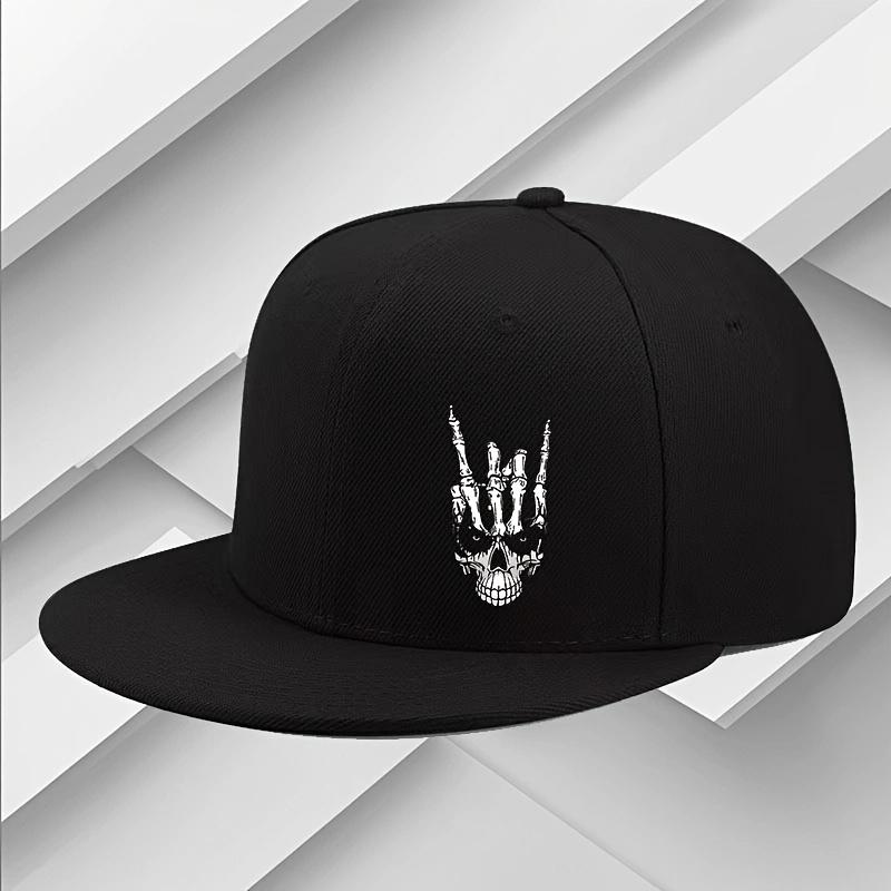 Unisex Adjustable Printed Urban All-match Casual Baseball Cap Suitable for Outdoor Sports чёрный