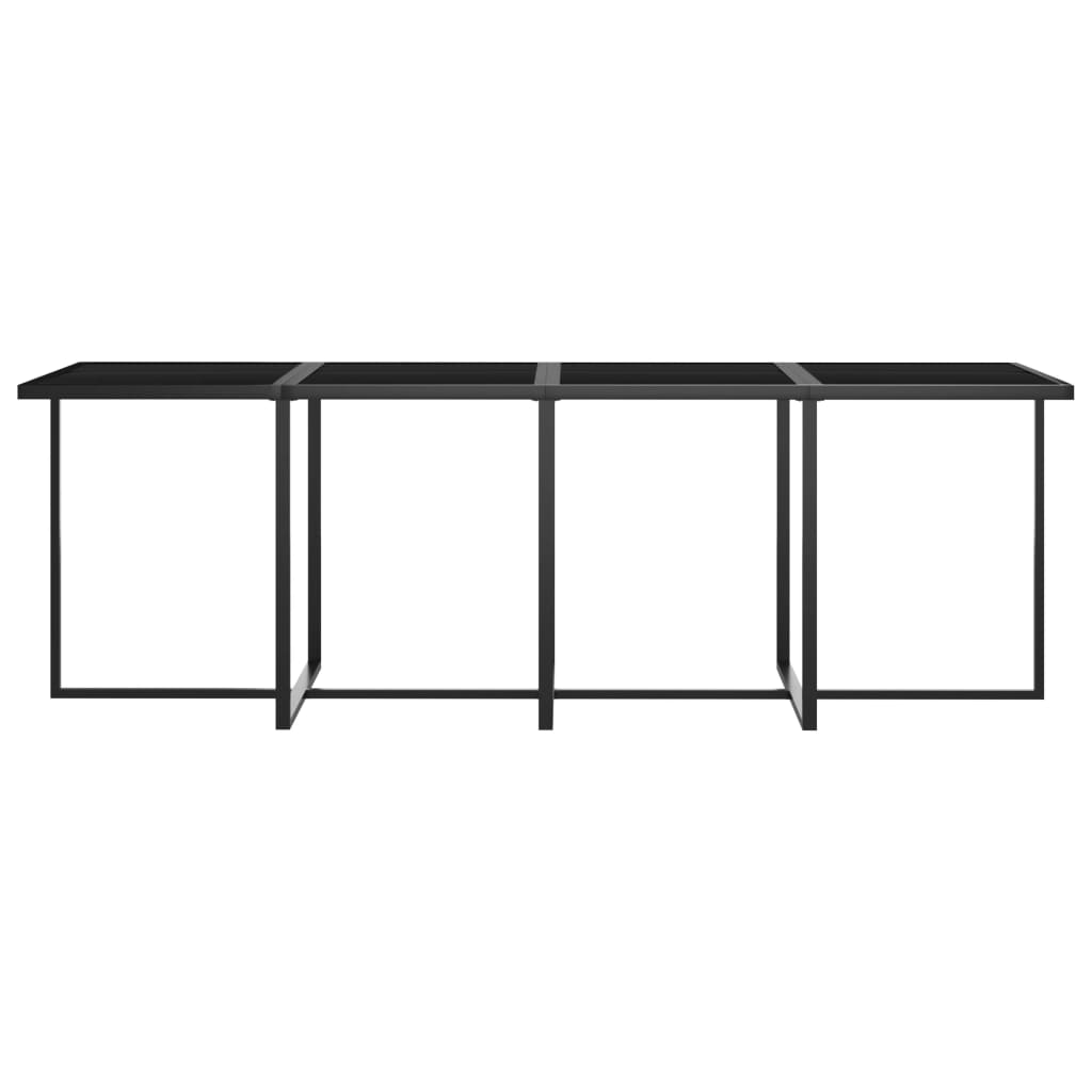 9 piece garden dining set with cushions poly rattan gray