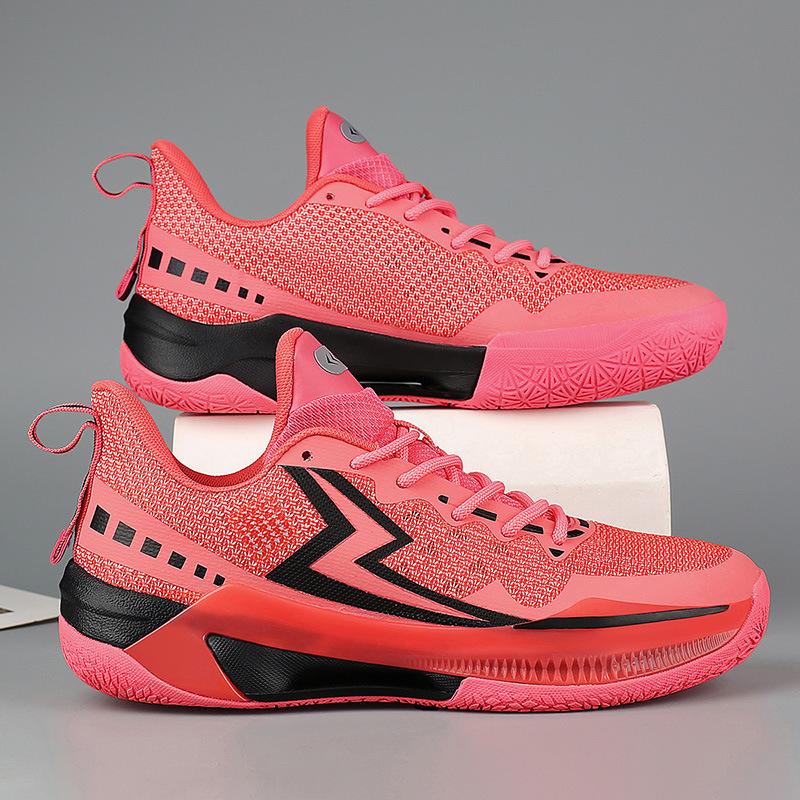 Low-top Basketball Shoes Men's and Women's Mesh Breathable, Non-slip, Wear-resistant and Shock-absorbing Actual Combat, Lightweight Soft