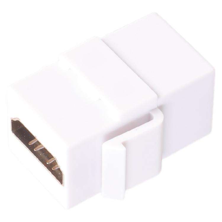 Coupler Keystones Jacks Female to Female Connectors for Wall Plate 4K Video Transmission