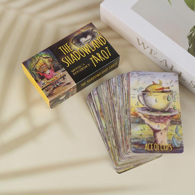 The Shadow Land Tarot With English Guide Book Divination For Cards Game Board Game