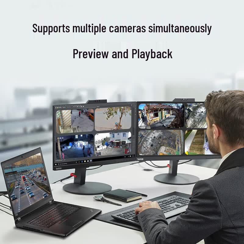HIKVISION 8MP PoE Full-Color Night Vision Surveillance Kit CN plug (adapter included)