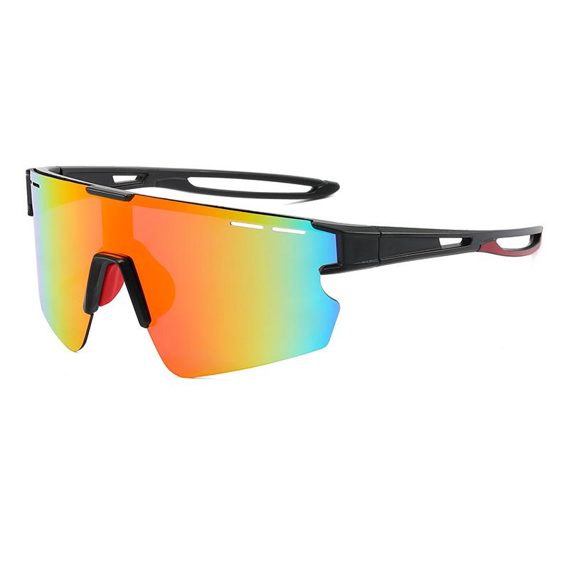 New Uv Proof Sports Glasses For Men And Women Bicycles And Cycling One-Piece Colorful And Fashionable Sunglasses 8299