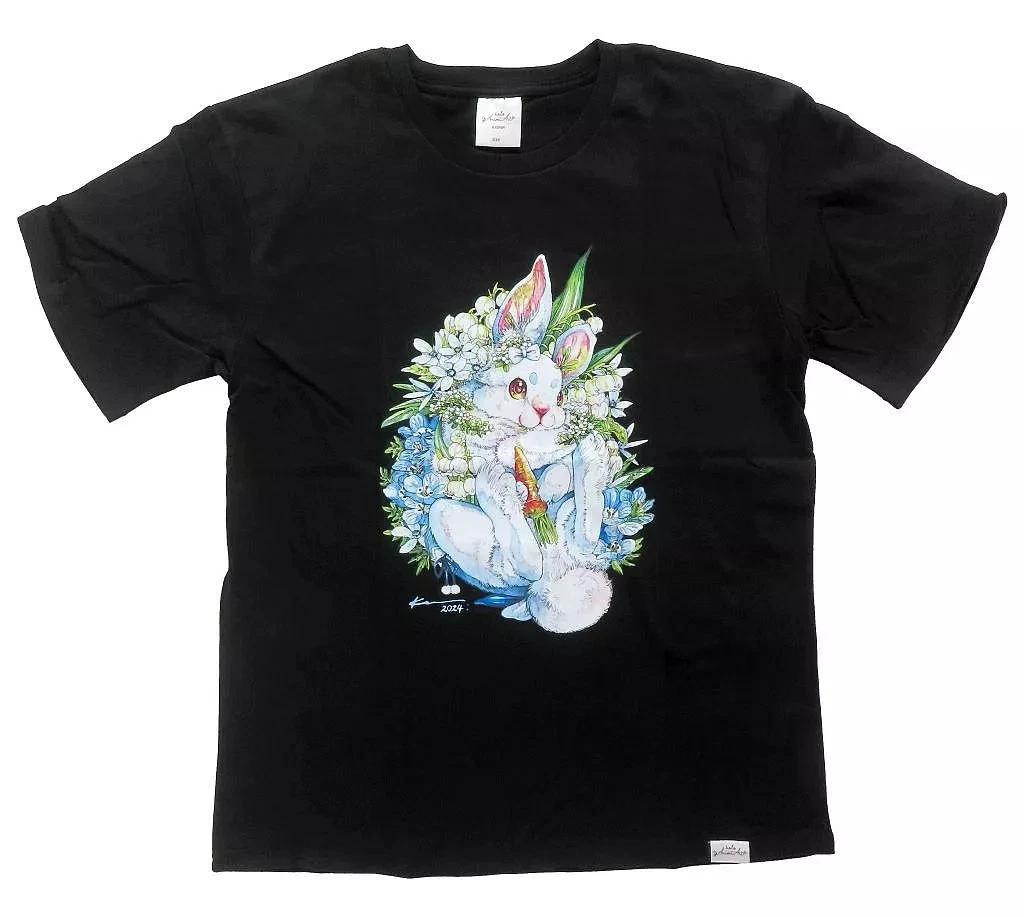 

Cover Usada Pekora Black T-T-Shirt Hololive Virtual YouTuber Anime Top L Size 3XL