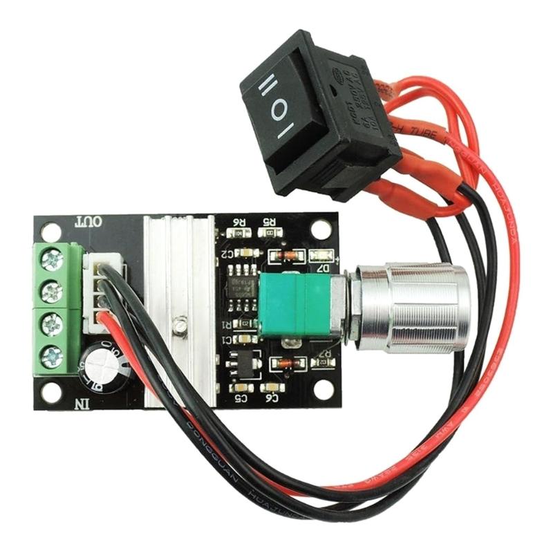 6V 12V 24V 28V 3A 80W DCed Motor Speed Controller PWM Adjustable Reversible Switches & Driver for Versatile Application