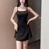 2026 Spring/Summer Elegant Two-Piece Cardigan & Slim Camisole Short Dress Set, European & American Style, Long Sleeve