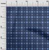 oneOone Cotton Poplin Blue Fabric Arabic Moroccan Quilting Supplies Print Sewing Fabric By The Yard 42 Inch