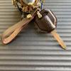 Handmade Cowhide Key Cover & Chain for Gaokin GK500/GK1000 Motorcycles
