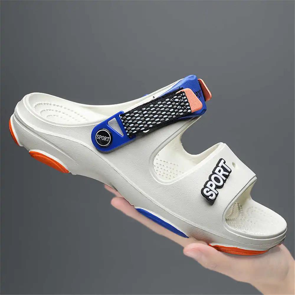 Extra Large Sizes Dark Blue Flip Flop Street Shoes Men Hawaiian Men's Sandals Sneakers Sports Training Super Deals Shose