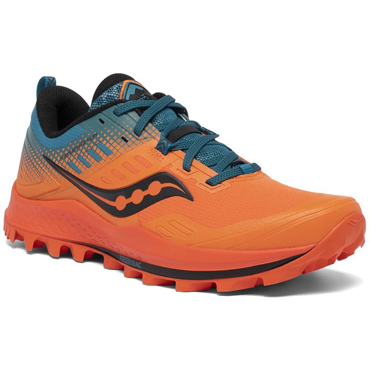 SAUCONY PEREGRINE 10 Peregrine Falcon Running Shoes Men's Low Top Orange Blue S20568-25