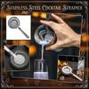 Stainless Steel Cocktail Strainer Ice Separator For Cocktails