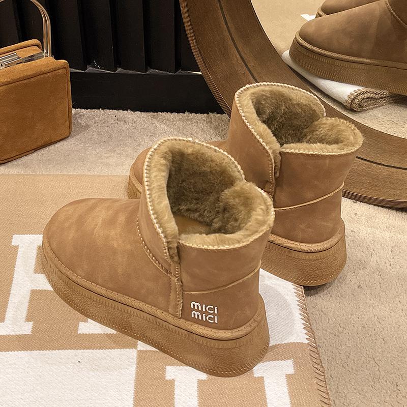 Fashion AJGS Women Australia Boots Designer Ultra Mini Platform Boots Winter New Woman Warm Fur Cow Leather Wool Suede Snow Boots