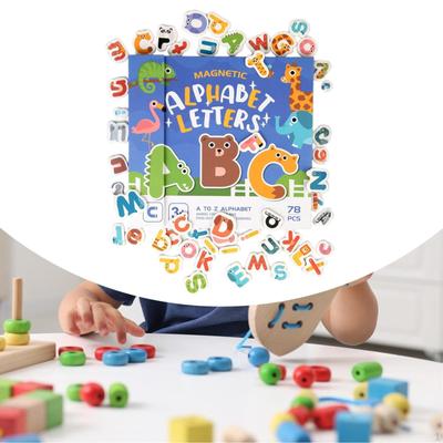 Magnetic Alphabet Abc Learning Board Toy for Preschool Holiday Gifts
