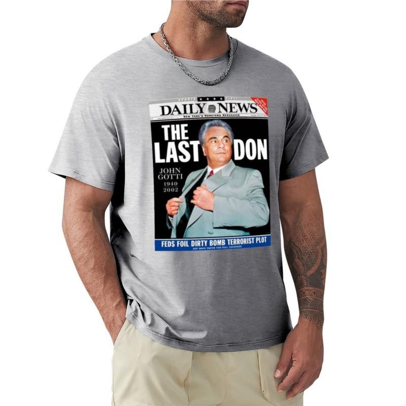 

John Gotti The Last Don TShirt Short sleeve tee shirts graphic tees Mens t shirts S