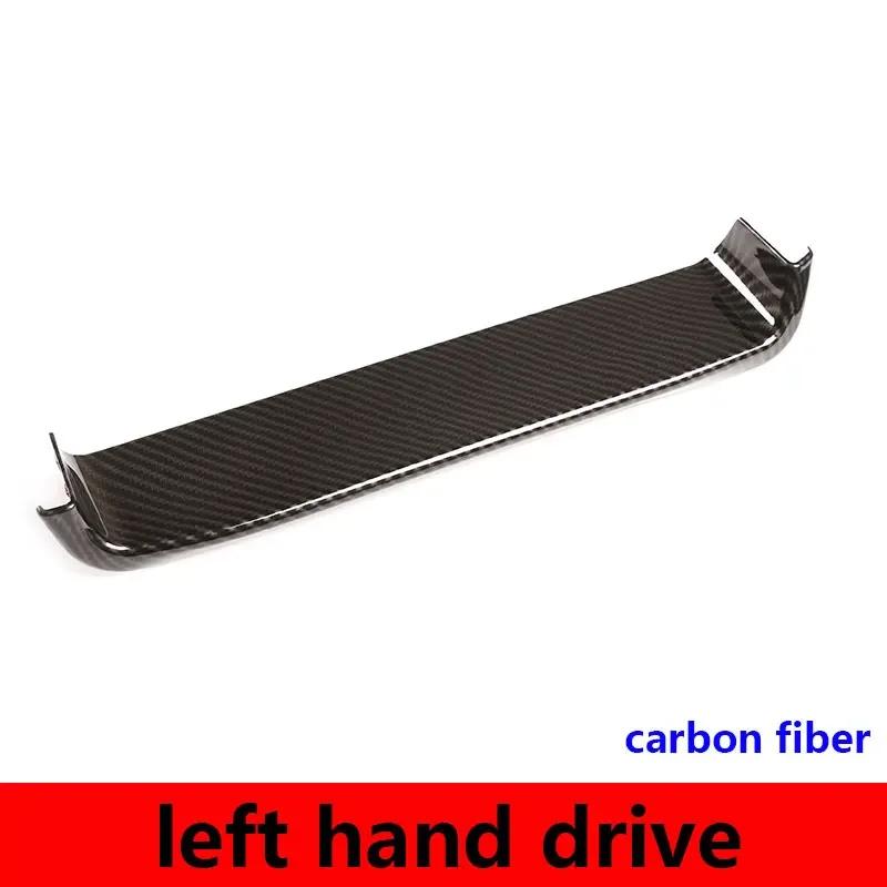 Car Accessories Carbon Style Steering Wheel Dashboard Speedmeter Display Decorate Frame Cover Trim For BMW 5 Series F10 2011-17