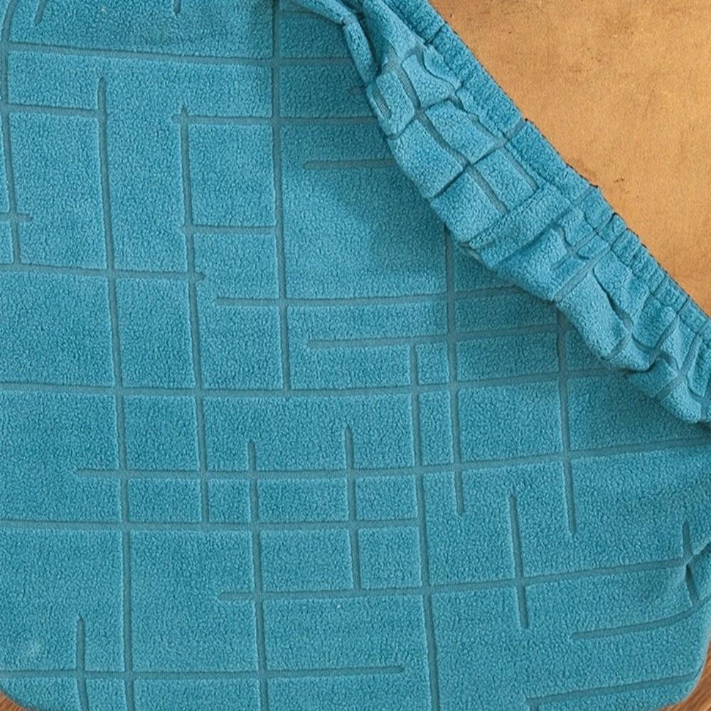 Soft Jacquard Chair Slipcover Anti-dirty Seat Cover Stretchable Seat Protector Restaurant