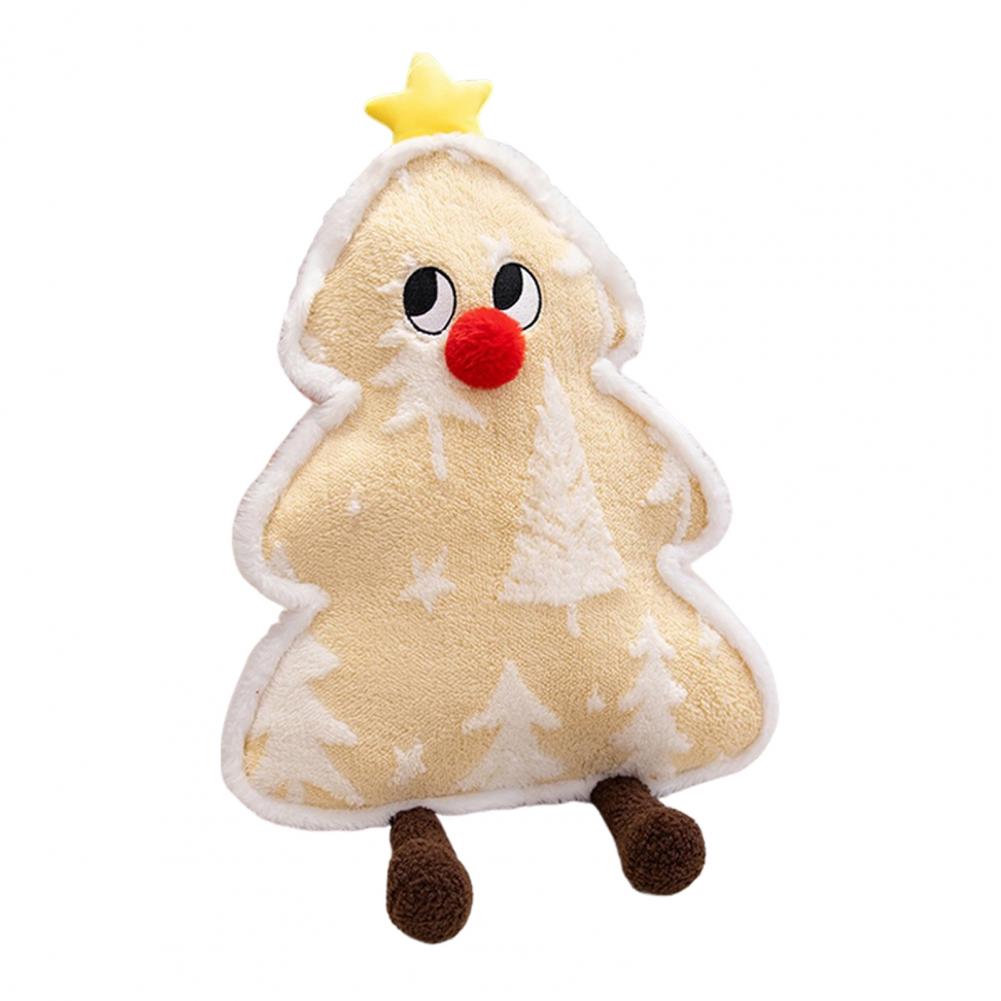 Christmas Tree Pillow Holiday Home Decoration Festive Christmas Tree Plush Throw Pillow Set Soft Stuffed Toy Cozy for Home