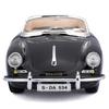 Bburago 1/24 Scale Porsche 356B Cabriolet 1961 Black / Diecast Model Car, Finished Product, 18-22078 [Parallel Import]