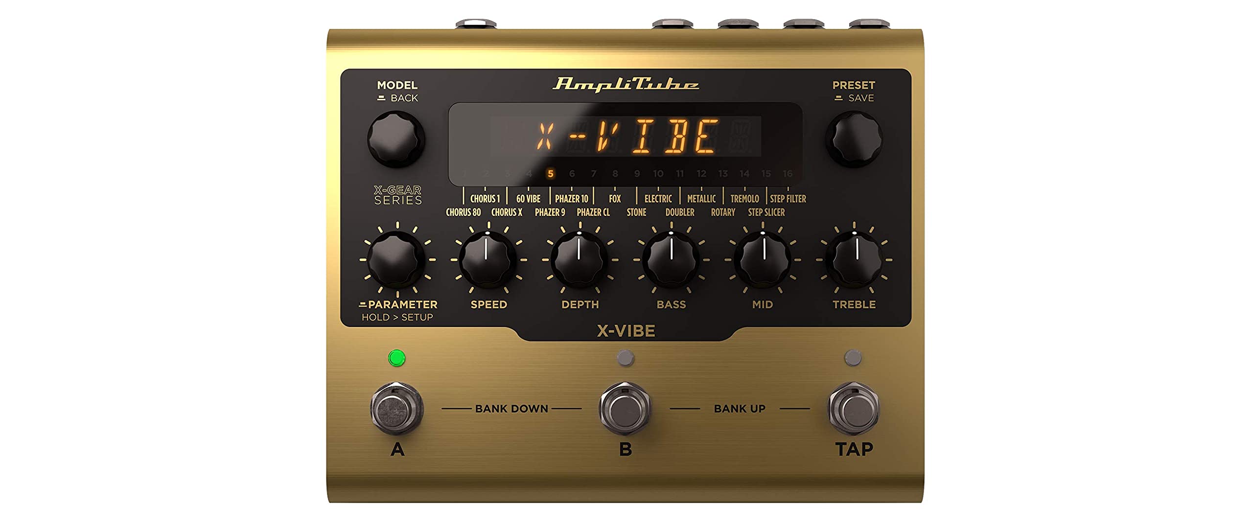 

Ефектор модуляції педалі IK Multimedia AmpliTube X-VIBE []
